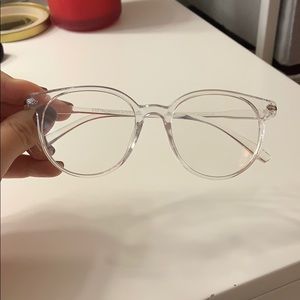Clear Fake Glasses